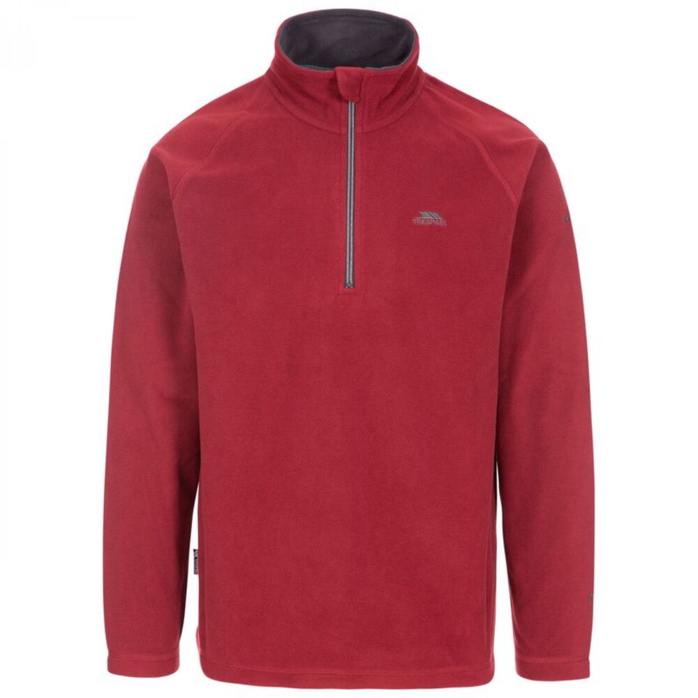 Trespass Mens Blackford Microfleece / Merlot